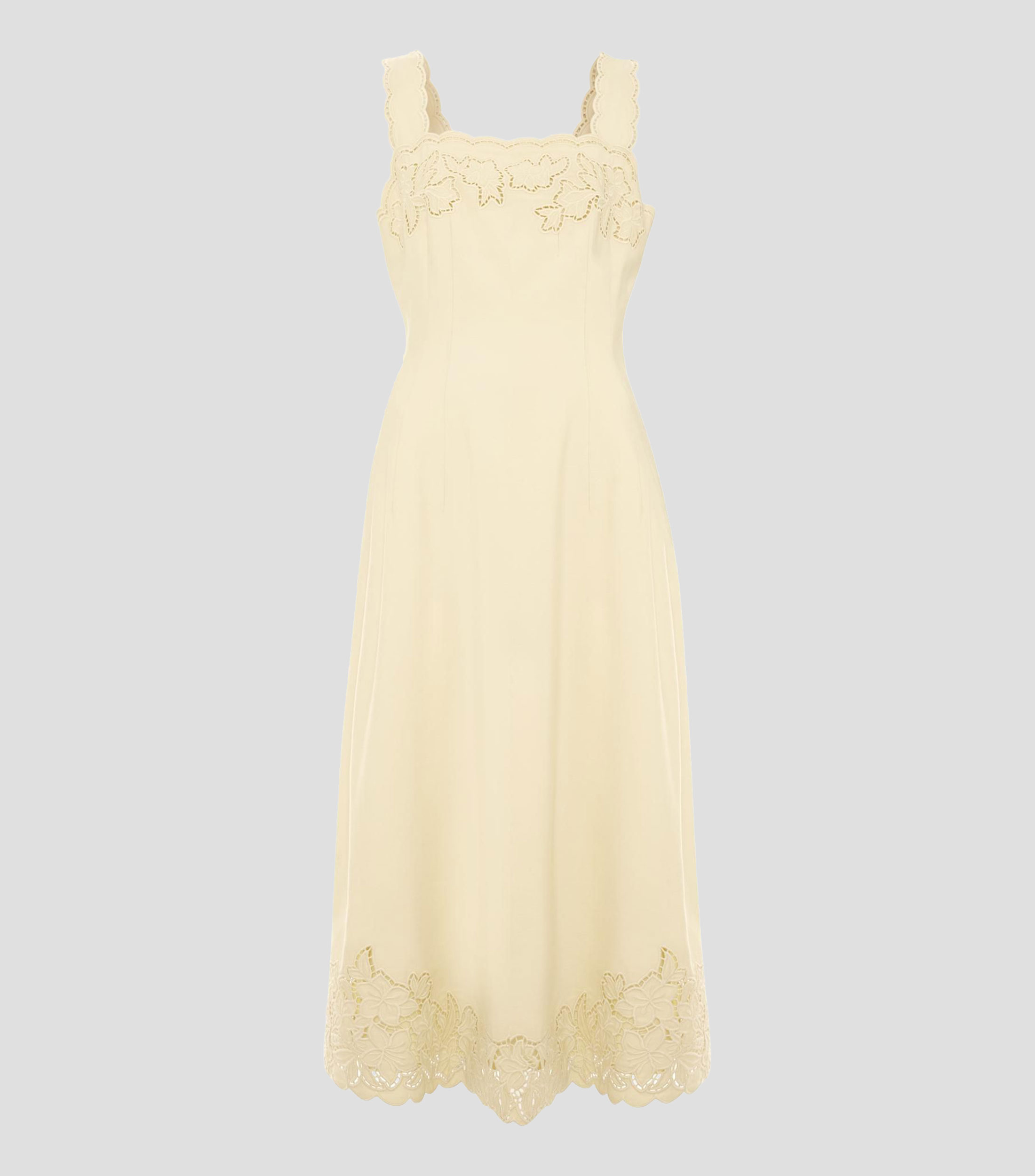 Vestido midi fantasía Mujer